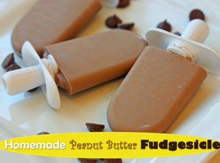 Homemade Peanut Butter Fudgesicle Recipe. Sometimes the kids need a treat.